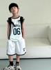Traje de Chaleco para Bebé Verano Niños Niños 2025 Nuevo Deporte Estilo Occidental Ropa de Baloncesto para Niños Sin Mangas Ropa de Verano