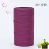 Versão Melhorada de 1mm Fio Oco Fio Brilhante Leve Fio de Seda de Gelo Fio para Crochê Fio para Tricô Manual para Crochetar Chapéus