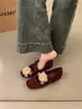 Primeiro encontro com sapatos Mary Jane florais estilo francês que aumentam a altura no verão, sapatos de fada para combinar com saias, sapatilhas de verão