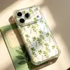 Pintura de Planta Simple Aplicable para Apple 17pm Transparente Cojín de Aire Huawei NOVA15ULTR Estuche para Teléfono de Gama Alta Nicho para Mujeres