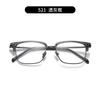 Gafas de montura de placa del mismo material que BOSS Shenzhen Montura de caja de negocios de titanio puro Montura de gafas de patilla de titanio ultraligera