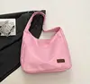 Bolsa de Ropa de Algodón Casual de Gran Capacidad Nueva Bolsa para Mujer Primavera y Verano 2025 Bolso de Hombro para Viajes Diarios Bolso Tote Casual