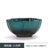 Tetera vintage verde turquesa con cambio de horno, juego de té kung fu para el hogar, tetera de una sola tetera, taza de té de gres de estilo japonés, tetera de una sola taza