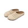Pantuflas de Suela Gruesa Estilo Birkenstock para Mujer, Uso Exterior, Verano 2026, Zapatos Perezosos de Media Pantufla sin Cierre, Media Pantufla Tejida Transpirable