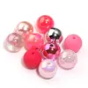 Cuentas Redondas de Acrílico de Múltiples Colores con Agujero Recto para Cadena de Teléfono Móvil DIY, Accesorios de Joyería, Bolígrafo con Cuentas, Cuentas Decorativas, Venta al por Mayor