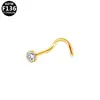 Gabe Joyería para Piercings de Aleación de Titanio G23 Transfronteriza Europea y Americana Moda Tachuelas Nasales con Forma de S, L y Flor para Uso Transfronterizo de Comercio Exterior