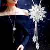 Cadena Larga de Collar para Suéter de Venta Caliente Europea y Americana, Accesorios de Nicho de Lujo Ligero, Accesorio de Moda de Gama Alta para Ropa de Mujer de Otoño e Invierno