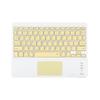 Para ipad10 Samsung control secundario Teclado Bluetooth tapa de tecla cuadrada táctil Bluetooth inalámbrico fonético Español lote de fábrica explosión