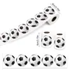 JT013 Fútbol Copa Mundial Hawái pegatinas decorativas en blanco y negro rollo de pegatinas decorativas para pizarra