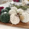 Transfronteiriço Novo Estilo Europeu e Americano Moda de Natal Bolas de Natal Enfeites de Decoração para Festa de Feriado Feitos à Mão em Tricô