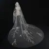 Tocados de Novia Estilo Nuevo Encaje Retro Estilo República de China Velos Largos Estilo Francés Fotografía de Bodas y Viajes Accesorios para el Cabello en Forma de Corazón