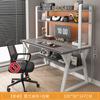 Escritorio para computadora Escritorio de escritorio Escritorio para el hogar Escritorio con estantería Escritorio integrado Mesa de estudio para estudiantes Juego de mesa y silla simple para dormitorio