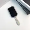 Peine Popular Europeo de Fibra de Acetato con Airbag, Parte Superior Cranial Esponjosa, Peine Masajeador para Niñas, Peine Portátil para el Hogar, Peine con Cojín de Aire para Peluquería