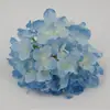 Cabeza de flor de hortensia, flor artificial, flor artificial de seda, arco de boda, camino de referencia, bola de flores, accesorios de tiro, 54 piezas