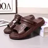 Sandalias de Verano para Hombre, Uso Bidireccional, Antideslizantes, Resistentes al Desgaste, Zapatos Casuales para Playa al Aire Libre, Zapatos Deportivos de Moda para Hombre, Zapatos de Baño