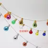 Cadena de Luces Bombilla Bola Grande Galvanizado/Benceno Cadena de Luces de Plástico Accesorios para Manualidades de Juguete 1.3cm
