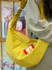 Bolso Cruzado Estilo Japonés, Bolso Ligero de Nailon Tipo Dumpling para Mujer, Bolso Versátil de Gran Capacidad para Clase, Bolso de Hombro Casual Simple de Moda