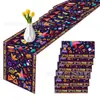 Zc090 Bandera de Mesa para Purim Mantel Temática de Fiesta y Festividad Esterilla de Mesa para Sala de Estar en Casa Salvamanteles Decorativos para Purim