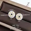 Puzuo Color Fuerte que Conserva Cobre Plateado Arena Plata Accesorios DIY Lazo de Cinco Tiras Mantra de Seis Palabras Perlas Cilíndricas con Agujero Pasante para Mujer