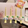 Presilha Versátil para Lavar o Rosto, Presilha Fofa de Gato, Urso e Bico de Pato, Piranha Feminina, Presilha de Posicionamento de Metal, Presilha Lateral para Testa