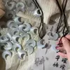 Collar de luna de hada linda de nicho de estilo similar a Tiktok, novias, colgante creciente, cadena para clavícula, regalo para mujeres