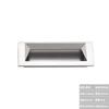Aleación de zinc Nórdico negro minimalista cajón taquilla manija de cocina armario entrega de una pieza manija de hebilla oculta