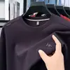 Moletom Masculino Outono Novo Estilo Moda Tendência Marca Casual Versátil Macio Moletom Masculino Manga Longa Camiseta Camada Interna Camisa Base