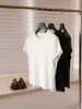 Fila viento acetato lyocell súper suave camiseta hombro normal cómoda súper elástica versátil manga corta dios t 2026 primavera verano nuevo estilo