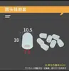 Manga de Silicone Resistente a Altas Temperaturas, Manga de Borracha para Parafuso, Manga Protetora de Silicone Anti-Pulverização Galvânica, Manga Redonda de Silicone Anti-Colisão e Resistente à Corrosão
