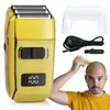 Novo Barbeador Elétrico Multifuncional Barbeiro Cabeça Raspada Clareador Aparelho Barbeador Doméstico Recarregável