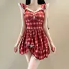 Trajes de baño moda femenina coreano ocio stock trajes de baño conservador delgado cubre carne vientre vacaciones aguas termales fabricantes mayoreo