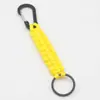 Llavero de Supervivencia al Aire Libre Llavero Trenzado de Paracord Anillo Llavero Colgante de Paracord Llavero de Paracord