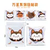 Bolsa de Embalaje Original de Turrón Transparente para Halloween, Dulce Crujiente de Copo de Nieve, Bolsa con Cierre Zip para Fiesta del Festival Fantasma