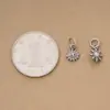 Colgante S925 Plata de Ley Maciza Personalizado Tótem de Sol Ojo del Diablo Cuerda Trenzada de Hilo con Cuentas Hecho a Mano DIY Accesorios de Joyería de Plata