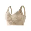 Sutiã ajustável ultrafino original para seios grandes, minimiza a aparência, com suporte lateral para os seios, lingerie plus size para mulheres plus size, sutiã de renda com bojo completo