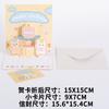Ins estilo coreano lindo oso Conejo pastel de cumpleaños Dibujos animados creativo conmemorativo tarjeta de felicitación tridimensional regalo de cumpleaños