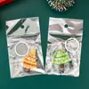 Llavero de árbol de Navidad, adorno acrílico, llavero de Navidad de dibujos animados, regalo de Navidad para estudiantes, regalo pequeño
