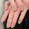 Broca de uñas de estrella de cinco puntas súper flash mixta 50 colores de broca plana broca de forma especial broca de uñas de estrella de mar gorda accesorios decorativos
