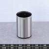 Cubo de basura de acero inoxidable para el hogar Habitación de hotel Baño Ktv Papelera Aro de presión Metálico Envío gratis Cilindro grande