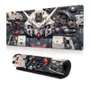 Mouse Pad Gundam Grande Pad para Teclado de Computador Gundam Mouse Pad de Anime para Jogos Meninos Pad para Mesa de Computador de E-sports