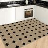 Alfombrillas de Cocina Francesas Transfronterizas Son Anti-Suciedad, Limpiables, Antideslizantes, a Prueba de Aceite e Impermeables Alfombrillas de Piso de PVC. El Fabricante Personaliza una Muestra