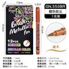 Bolígrafo de punta suave Guangna GN550B, metálico, dorado, plateado y cobre, con pincel suave, para pintar grafitis.