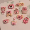 Hecho a mano diy funda de teléfono de goma color crema tocado pasador joyería accesorios de resina al por mayor Serie Anne Bear
