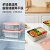¡Guau! Caja de Almacenamiento para Refrigerador de Acero Inoxidable 304, Juego Apilable de 3 Piezas, Caja Compartimentada para Preparación de Comidas, Lonchera Apta para Microondas, Transfronterizo
