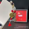 Colgante para Teléfono Móvil de Año Nuevo Colgante Mini de Aleación Hecho a Mano Creativo Llavero Adorno Año del Zodiaco Regalo