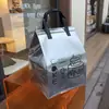Bolsa Aislante Desechable para Pastel de Cumpleaños, Caja Especial para Pastel para Llevar, Empaque de 6 pulgadas 8 pulgadas Bolsas de Mano para Repostería al por Mayor