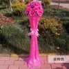 Columna de flores para pasillo de boda nuevo estilo arco de flores decoración de boda accesorios de decoración de pasillo columna de flores guía apertura de ceremonia de flores columna de flores de bienvenida