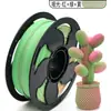 Filamento para impresión 3D, filamento PLA seda bicolor, 250G, filamento PLA seda, compatible con impresoras Bambu Lab y Creality, etc.
