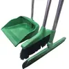 Set Completo de Escoba y Recogedor Combinación Escoba Doméstica Limpiacristales Adhesivo para Pelo Recogedor Artefacto para Barrer el Piso Recogedor de Basura Escoba