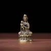 Estatua Antigua de Buda de Latón Puro Buda Tathagata Guanyin Sakyamuni Ksitigarbha Bodhisattva Adornos Metálicos para Escritorio